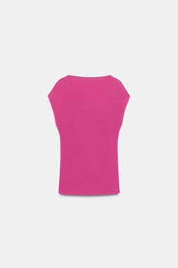 TOP DRAPEADO FORNITURA / Rosa