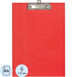 Папка-планшет д/бумаг Attache 560093 A4 красный  фото 2