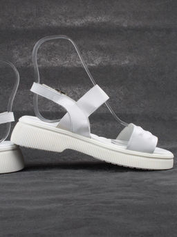 08-PEL211-1 WHITE Босоножки женские (натуральная кожа) - Фабричный китай фото 12