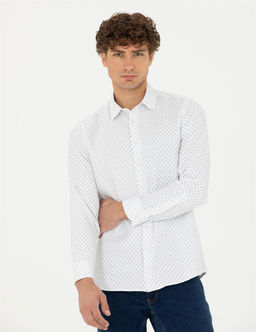 Petrol Slim Fit Uzun Kollu G_mlek - Pierre cardin фото 3