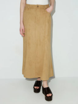 Юбка макси из искусственной замши ZR2604023503-63 / Zarina фото 2