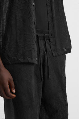 CREASED-EFFECT KNIT SHIRT - Zara фото 5