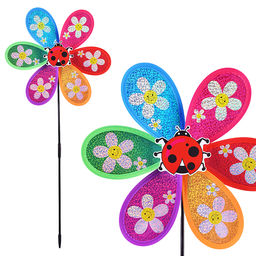 Ветерок "Цветочек с бабочкой" в пакете