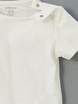 Bisiklet Yaka Erkek Bebek Ti??rt