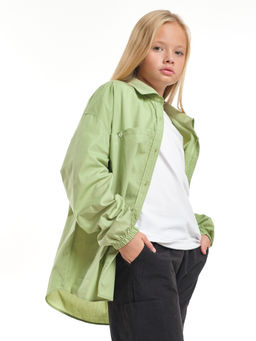 Рубашка one size для девочки UD 7997 фисташка - Mini maxi фото 13