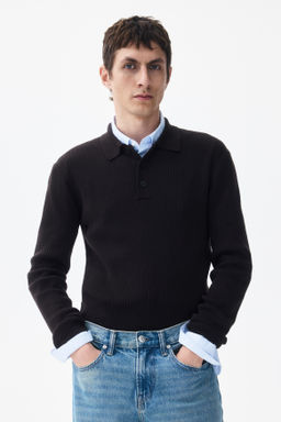 Polo en punto de canal? Slim Fit - H&m фото 3