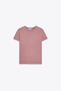 SHORT SLEEVE INTERLOCK T-SHIRT - Zara фото 44