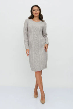 ЗЛАТА Платье С 1931/серо-бежевый
