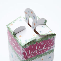 Цена за 5 шт. Подарочная коробка Акварельная серия. Подарок, 9,5 х 9,5 х 19,7 см - Simaland фото 3