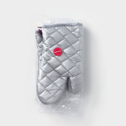 Набор прихваток Доляна «Профи», 2 шт., 30×16×2 см, серый