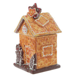 Конфетница "Пряничный домик", 700 мл, L13,5 W12 H21,5 см
