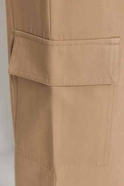 Camel Kargo Cepli Straplez Yaka Maxi Dokuma Tulum TWOSS23TU00192