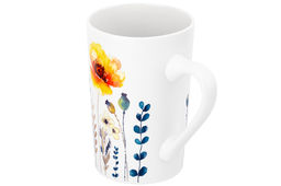 Кружка 380 мл 12*8*12,2 см Цветочное настроение - желтый мак NEW BONE CHINA - Elan gallery фото 13