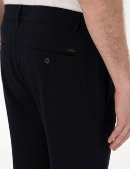 Lacivert Slim Fit Jogger Kanvas Pantolon - Pierre cardin фото 6