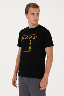 Erkek Regular Fit Siyah Bisiklet Yaka Ti__rt Sepette S_rpriz _ndirim - U.s. polo assn фото 3