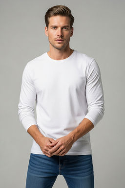 TRENDYOL MAN Siyah Basic Regular/Normal Kesim Bisiklet Yaka Uzun Kollu %100 Pamuk Tok Kumas T-shirt TMNAW21TS0208 - Trendyolmilla фото 53