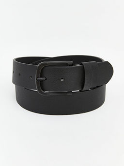 Deri G?r?n?ml? Erkek Kemer