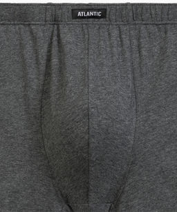 ATLANTIC 3MH-218 Трусы шорты Small Print - набор 3 шт. изумрудный + темно-серый меланж + баклажан  фото 5