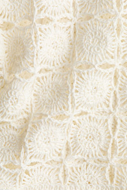 Camisa efecto crochet con cierre de lazada - H&m фото 4