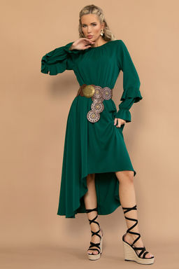 Платье Манящий аромат (изумрудный) - Эльза фото 7