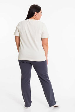 Костюм М325111Па молоко/серый - Елена фото 3