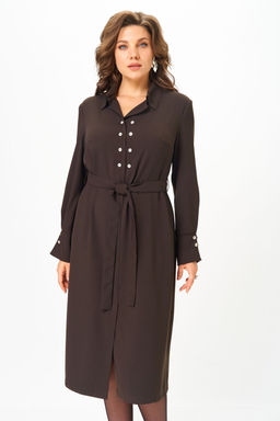 Платье Anastasia Mak 1296 коричневый