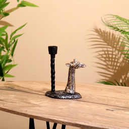 Подсвечник Жирафик, 12.5?9.5?26 см, алюминий