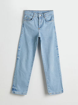 Straight Fit K?z ?ocuk Jean Pantolon