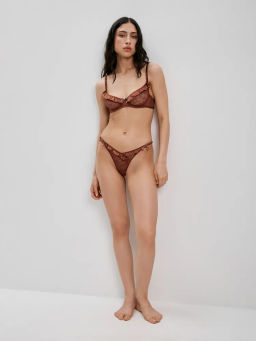 Infinity / Бюстгальтер с мягкой чашкой жен. Vladislava ореховый - Infinity Lingerie фото 4