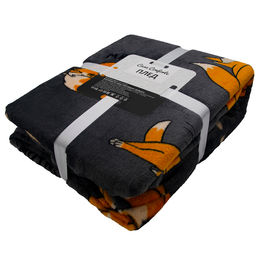 Плед Festeval Red Cat 150х200см, серый, микрофибра 190г/м, пэ 100% - Casa conforte фото 3