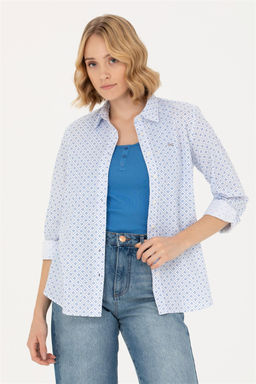 Женская рубашка Saks с длинным рукавом Неожиданная скидка в корзине - U.s. polo assn фото 3