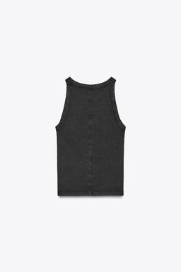 FADED-EFFECT HALTER TOP - Zara фото 13