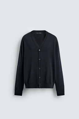 100% WOOL CARDIGAN - Zara фото 8