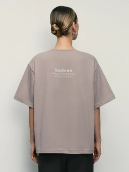 Футболка свободного кроя с принтом / Zarina фото 2