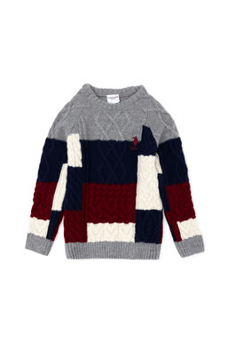 Серый меланжевый свитер для мальчика Неожиданная скидка в корзине