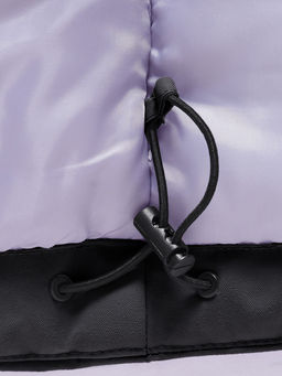 Парка зимняя подростковая для девочки с капюшоном черного цвета 9538Ch - Mtforce фото 11