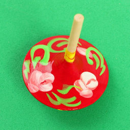 Каталка-волчок, с росписью, МИКС