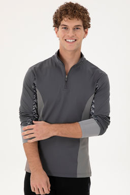 Мужской свитшот антрацитового цвета - U.s. polo assn фото 3