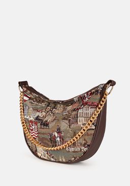 Сумка Модель №1493 | гобелен | | коричневый цветной | Чехия | 31363 - L-craft фото 2