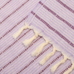 Пештемаль Полосы 100х180 см, сиреневый - Lovelife фото 4