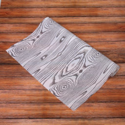 Цена за 2 шт. Коврик для кухонных ящиков в рулоне 45*150см "Natura" дерево серый