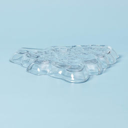 Блюдо «Новогоднее чудо. Ель», 22.2×21.2×2.7 см, стекло, прозрачное