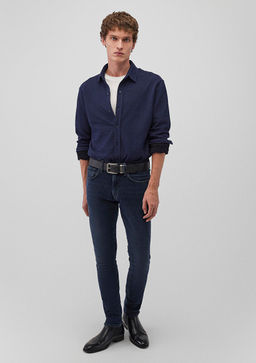 James 90lar TOKK Murekkep Mavi Jean Pantolon  фото 2