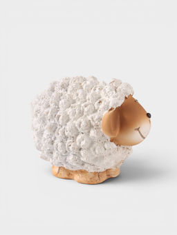 Фигурка декоративная «Кудрявая овечка», полистоун, 10.7×6.5×7.5 см