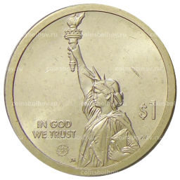 1 доллар 2021 года P США Американские инновации Мост-тоннель через Чесапикский залив