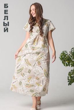 Платье Хлопок 70% Лён 30% Кострома 2 - Оптима фото 77