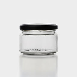 Набор стеклянных банок с черной крышкой и этикеткой, ТО-82, 0,25 л, 6 шт - Simaland фото 3