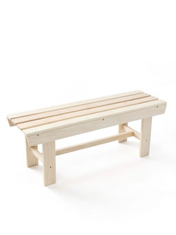 Лавка деревянная для дачи и бани, 120×40×41 см, из наличника
