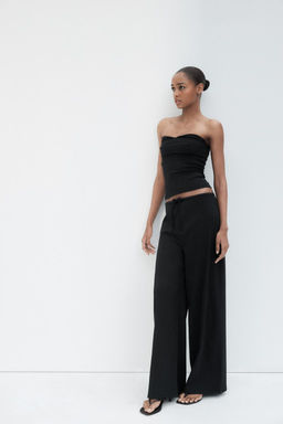 TEXTURED BANDEAU TOP - Zara фото 2