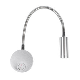 ULT-F21-3W/4000K IP20 SILVER Светильник светодиодный настенный гибкий для интерьерного освещения. 85-265В. Белый свет (4000К). Серебряный. TM Uniel